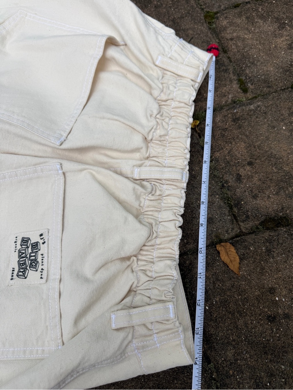 Like New RJ Big Baby Utility Jeans in Natural Canvas sz L - Picture 6 of 9